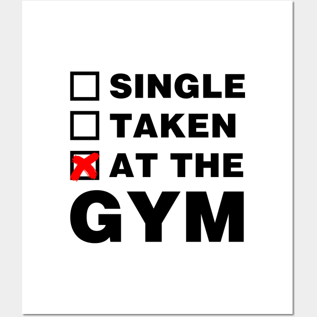 Single taken at the gym Wall Art by liviala